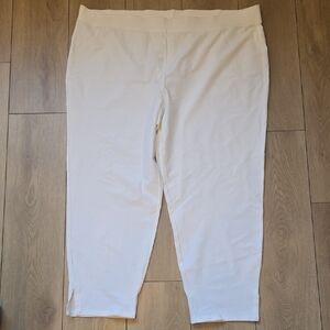 NWOT EILEEN FISHER Washable Stretch Crepe Slim Pants Sz 3X